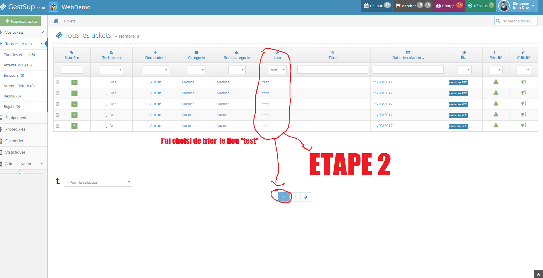 Etape 2